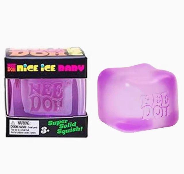 Needoh Nice Cube Sensory Stress Relief Squeeze Toy - Decompression & Relaxation