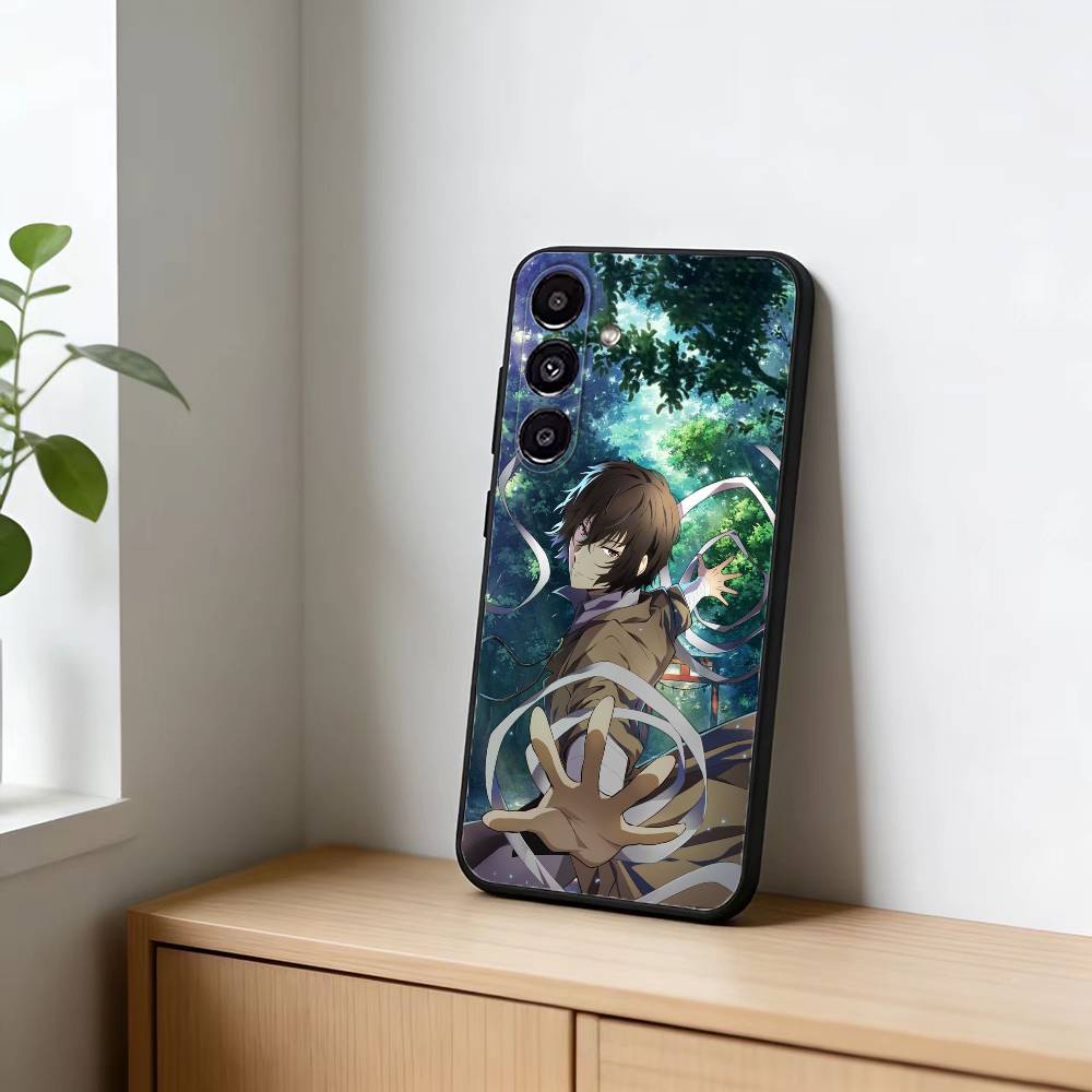 Аниме B-bungo stray D-dogs дазай осуму Чехол для телефона для Samsung Galaxy A91,80,73,72 ,71,53,52,32 ,31,22,21s,20,Мягкий черный чехол