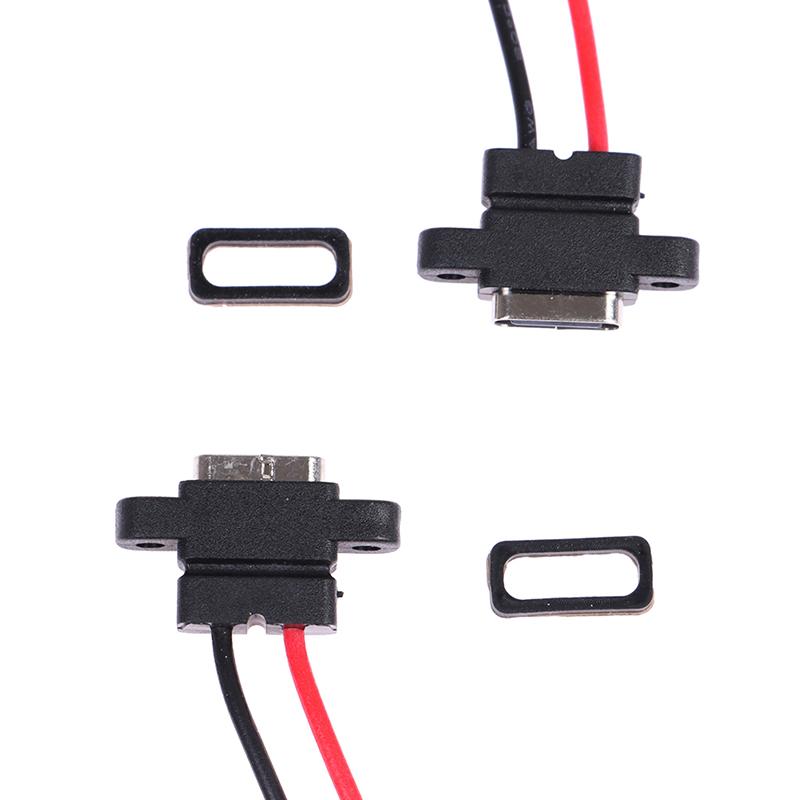 2 Stücke USB 3.1 Stecker Typ-C 2Pin Smd Smt Buchse Schnellladeanschluss