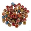 50 /Triangle Ceramic Porcelain Loose Beads DIY Bracelet Jewelry Material