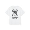 New MLB SS24 Set-in Sleeve T-Shirt Unisex White 3ATSB1843-50WHS