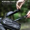 Handheld Tire Pump Aluminum Alloy Telescopic Bike Pump With Built-in Inflation Hose for MTB