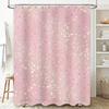 Sparkling Stars Shower Curtain Pink Pastel Decor For Bathroom