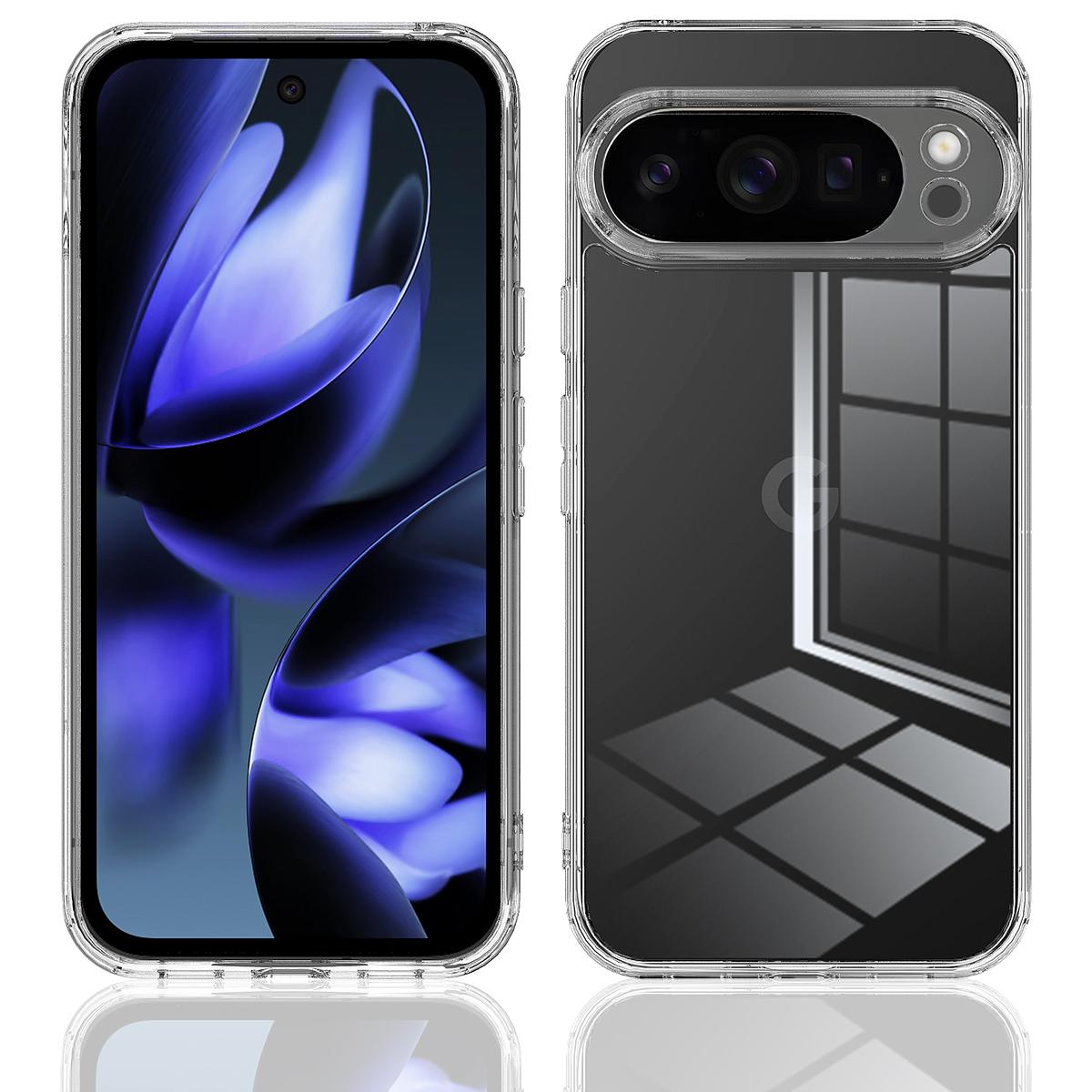 

For Google Pixel 10 Pro XL Clear Phone Case TPU+Acrylic Shockproof Phone Back Cover Clear