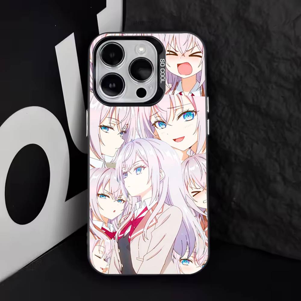 Cute Alya Anime Hot Phone Case For iPhone 17,16,15,14,13,12,11,Pro,Max,Plus,E,Air,Mini Black Tpu Cover