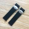 22*20mm Nero Marrone Blu Impermeabile Gomma di Silicone Sostituzione del Cinturino Da Polso Della Cinghia Della Cinghia Per Il Braccialetto Ulysse Nardin DIVER
