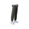 Li Ning Training Series Contrast Color Letter Logo Printed Cuffed Sports Pants Men Pants Road-Gray AKLSE85-3