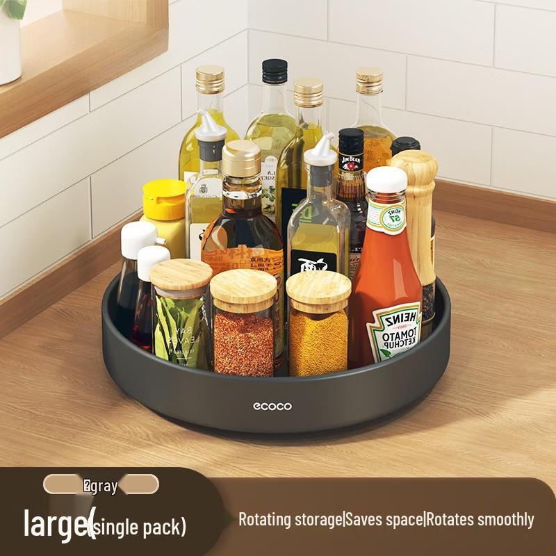 

Rotating Stainless Steel Kitchen Spice Rack