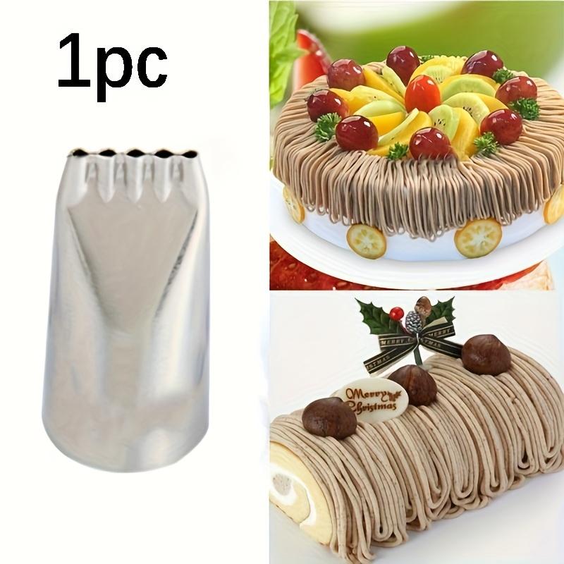1PC Stainless Steel Piping Nozzle Seamless Welding Cream Nozzle Cake Piping Tool