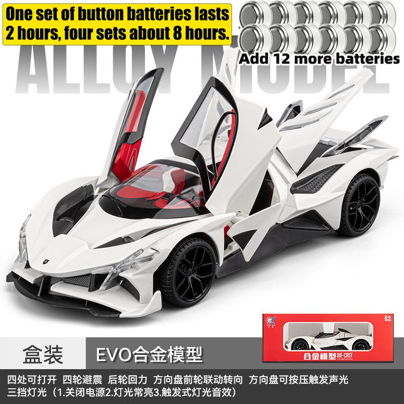 1:18 Apollo EVO Hypercar Legierung Rennwagen Modell Diecast Sportwagen Modell Zuhause Trendig Und Schreibtisch Display Ornament Geburtstagsgeschenke
