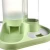 Pet Food and Water Dispenser Set Integrated Convenient Wide Mouth Pets Feeder Waterer, Large