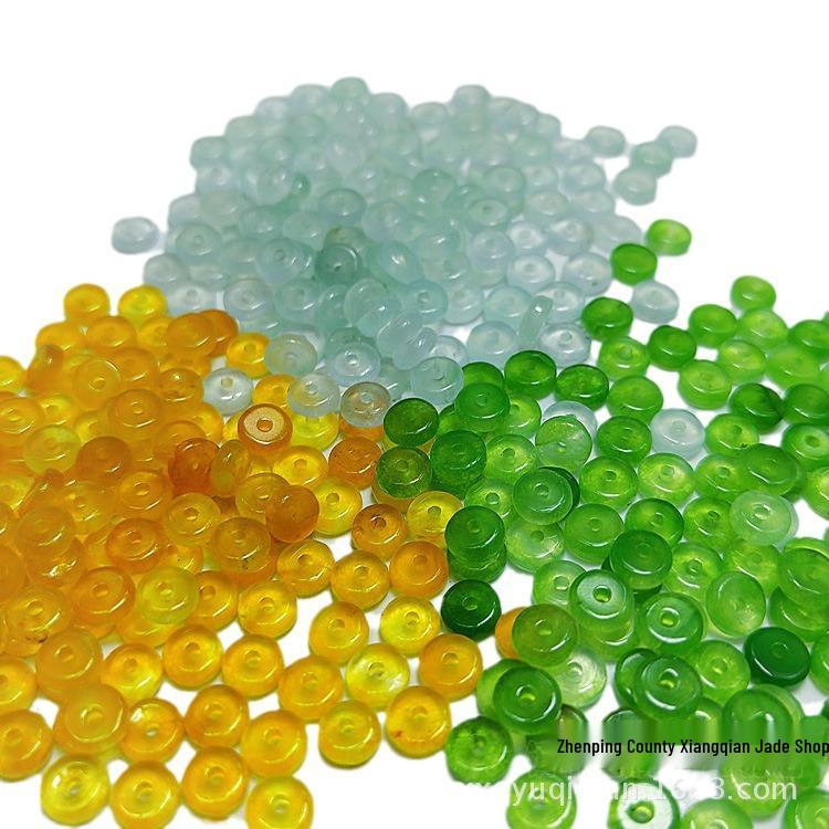 

Jade Abacus Beads for DIY Jewelry: Bracelets & Necklaces Model A: Mixed Colors, 6mm Diameter, 2mm Thick