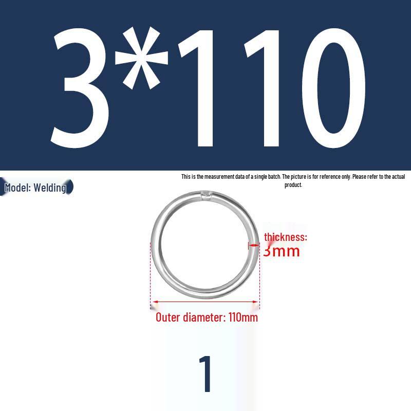 304 Stainless Steel Seamless O-Ring for Lifting and Hammock Yoga Connection