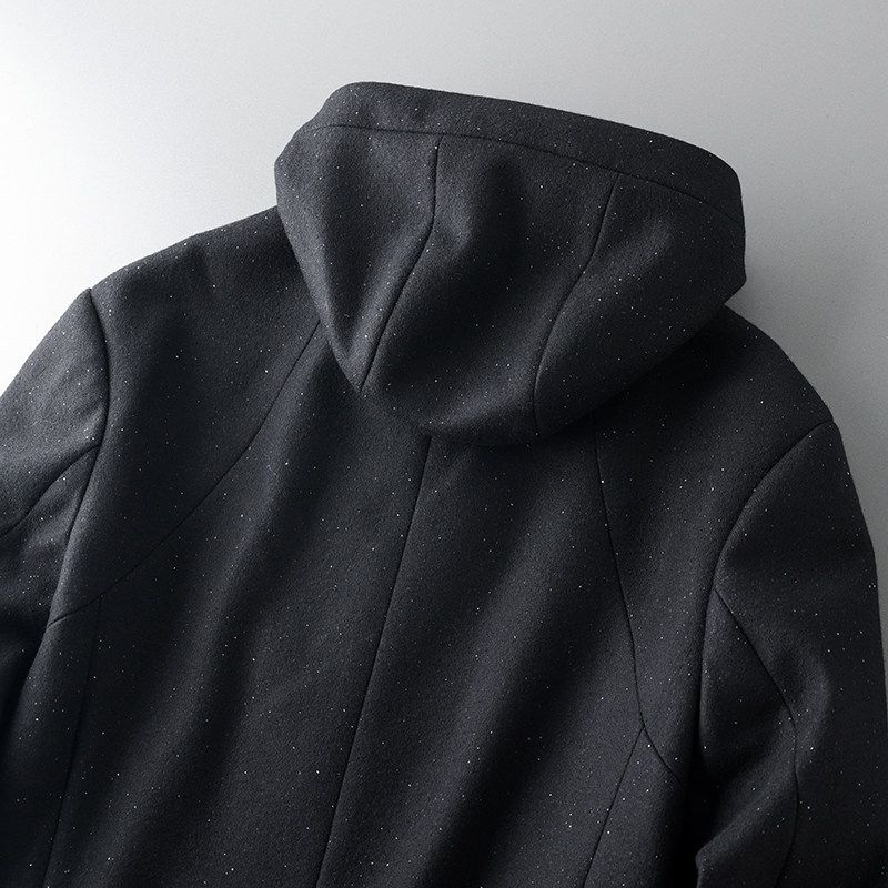 Cut Label Mid-Length Autumn and Winter Export Original Order Wool Overcoat