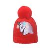 Winter Hat Children Autumn and Winter Warm Wool Hat Cute Ear Hat Unicorn Embroidery Knitted Hat Women 2025