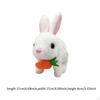Electric Bunny Plush Toy Interactive Rabbit Creative Holiday Gifts Realistic Stuffed