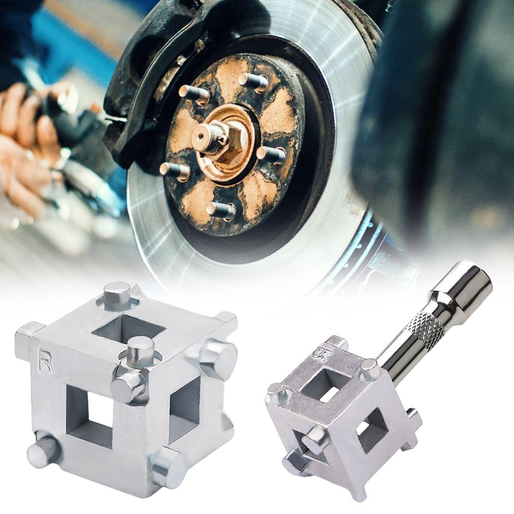 Car Vehicle Rear Disc Brake Piston Caliper Car Disc Brake Pistons Tackle Brake Pads Replacement Tools Rewind/Wind Back Cube Tool