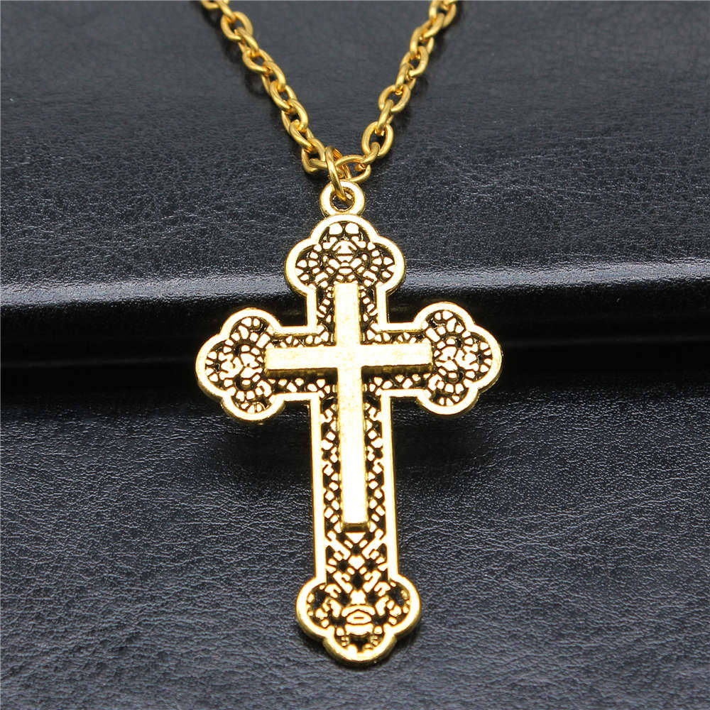 

Ожерелья Свадьба Diy Крест Шармы Модные ювелирные изделия Оптовый подарок