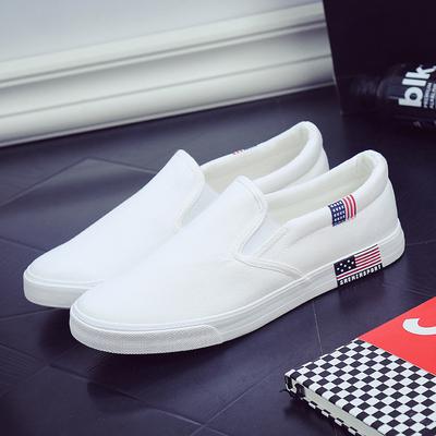 Herren Freizeitschuhe Canvas Slipper Loafers Low Style Atmungsaktiv Leicht Mode Schuhe für Herren Walking Weißer Schuh Zapatos De Hombre