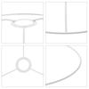 E27 Standard Lampshade 30cm Metal Lampshade Frame Steel Ring For Lamp Shade Round Vintage Lamp Shade Frame Lampshade Holder Ring