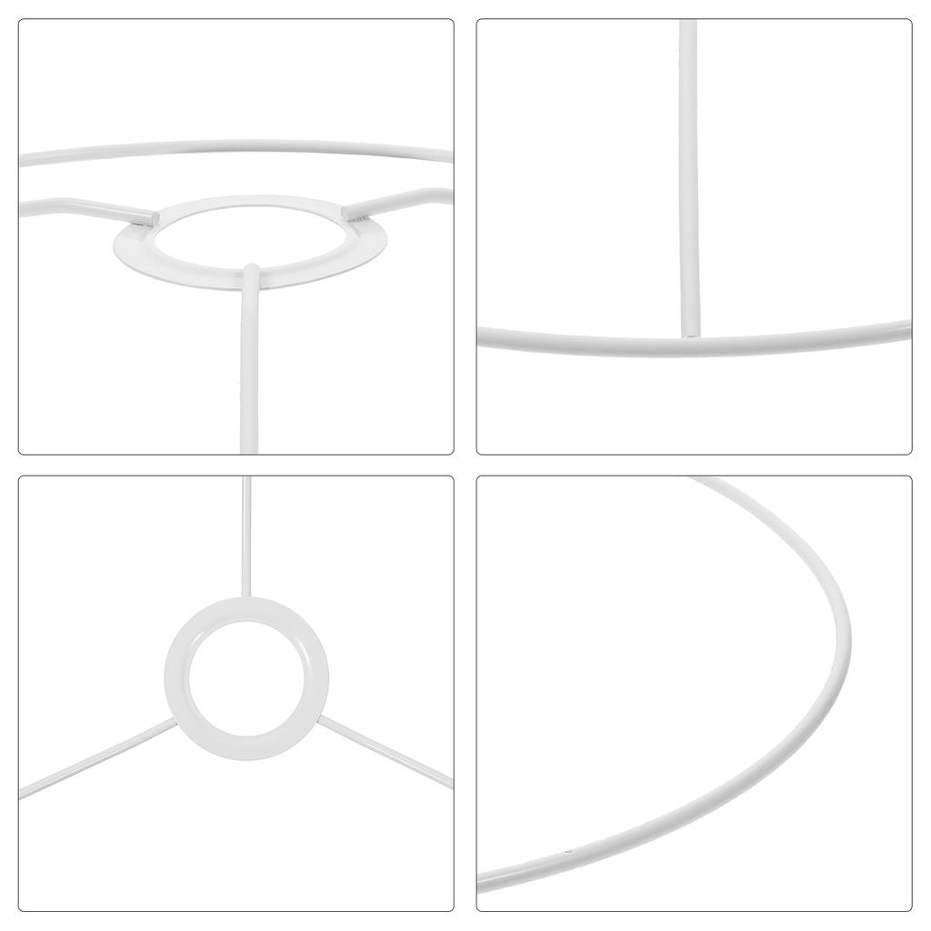 E27 Standard Lampshade 30cm Metal Lampshade Frame Steel Ring For Lamp Shade Round Vintage Lamp Shade Frame Lampshade Holder Ring