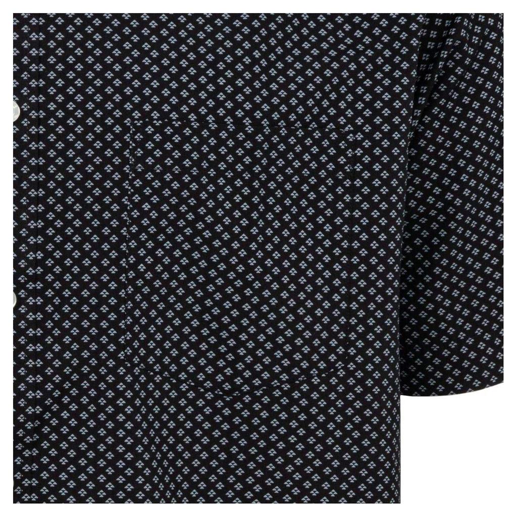 Fabric Mens Poplin Short-Sleeved Shirt