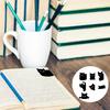 1 Set Bookmarks Set Kawaii Cat-themed Design Heavy-duty Magnetic Easy To Carry Secure Page Marker Resistant To Fading Bookmark