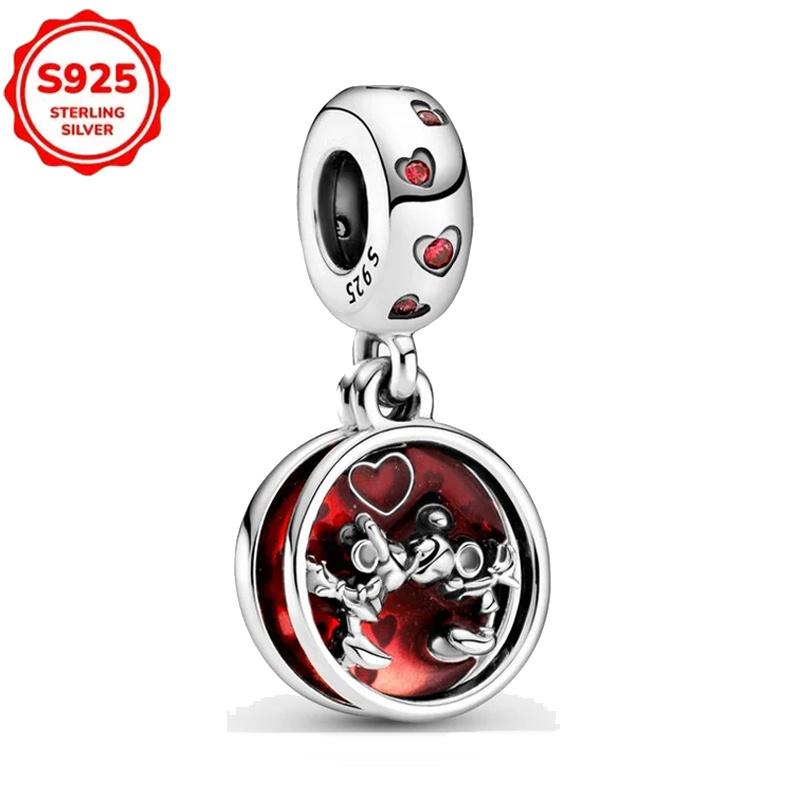 Squirrel Chip Dale Copper Witch Villians Princess Charm Bead For Women Original Bracelet Diy Jewelry Pendant Gift