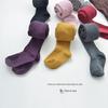 BOXDREAM Combed Cotton Kids' Tights - Striped Knit for Spring & Autumn