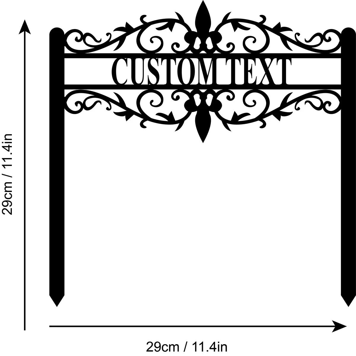 

Custom Metal Yard Sign for Garden Decor, Personalized Gift for Grandma Gardener