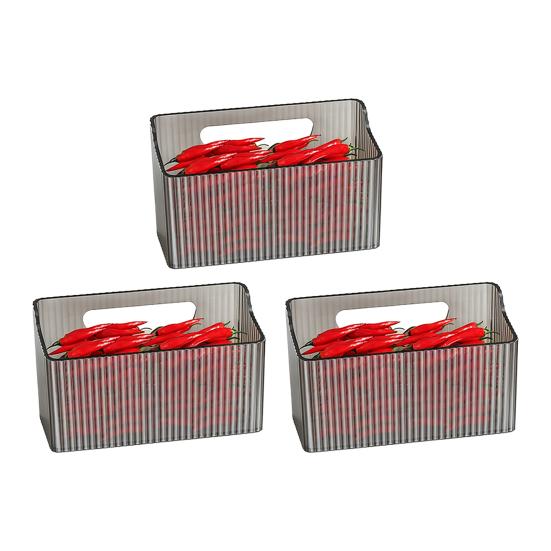 Storage Box No Drilling with Hollow Drain Holes Organizer Space-saving Storage Basket for Kitchen And Bathroom