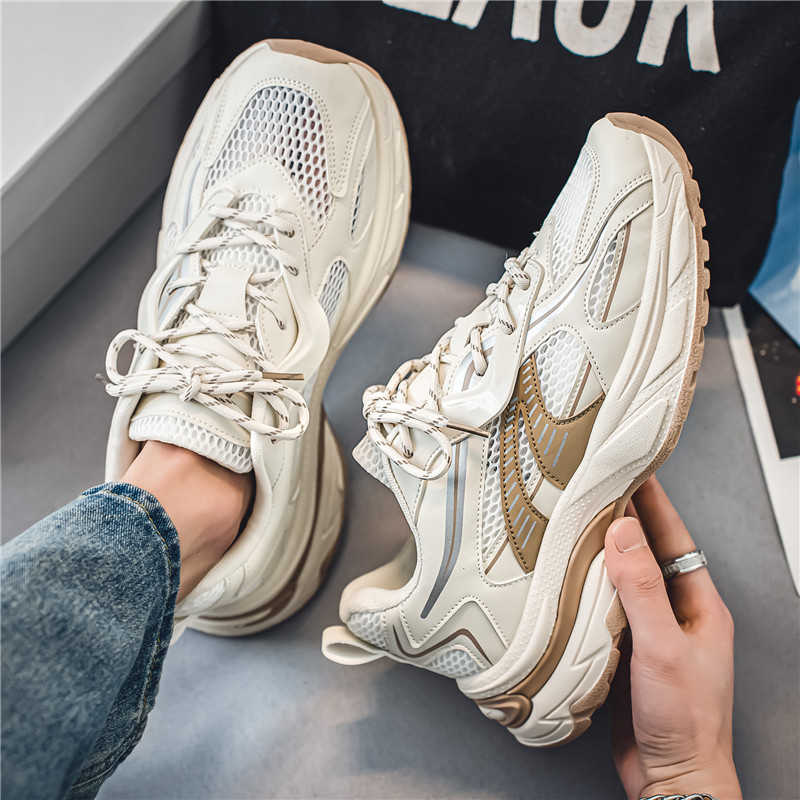 Fashion Outdoor With Ties Trainers Shoes For Men Mary Jane Men's Autumn Spring Boots Spring Autumn Sneakers Sports Workout