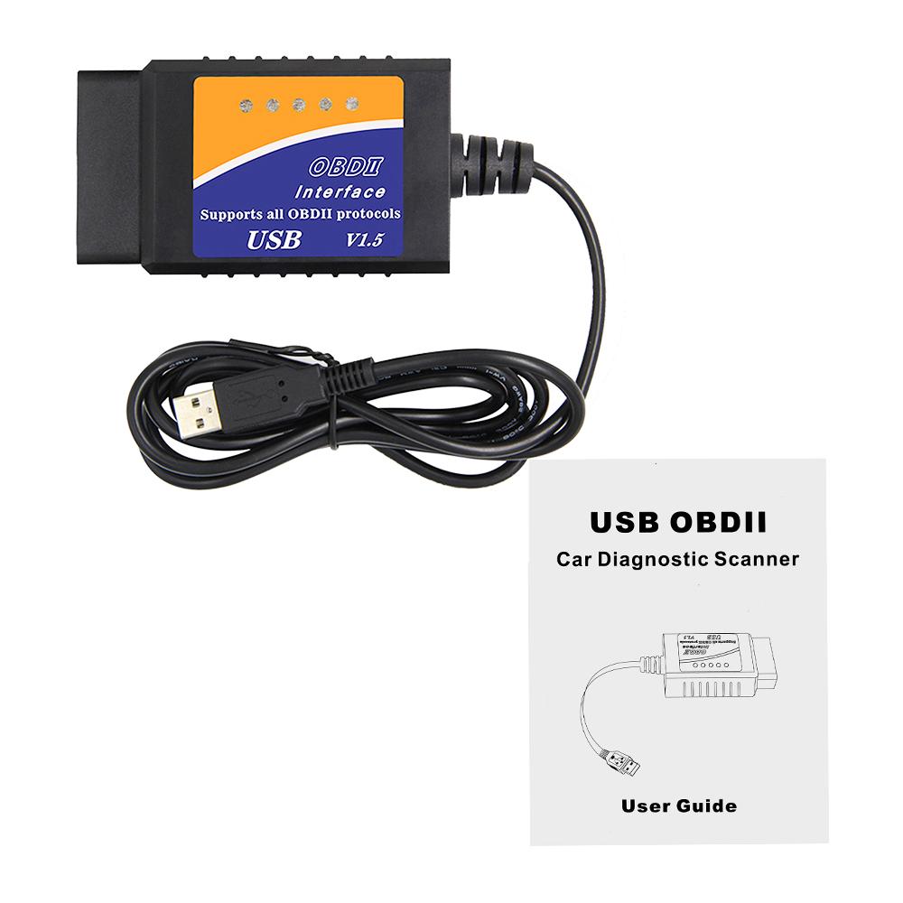 Για Ford FORscan USB OBD2 ELM327 V1.5 Εργαλείο Διάγνωσης Αυτοκινήτου ELM327 USB OBDII Σαρωτής Διάγνωσης Αυτοκινήτου