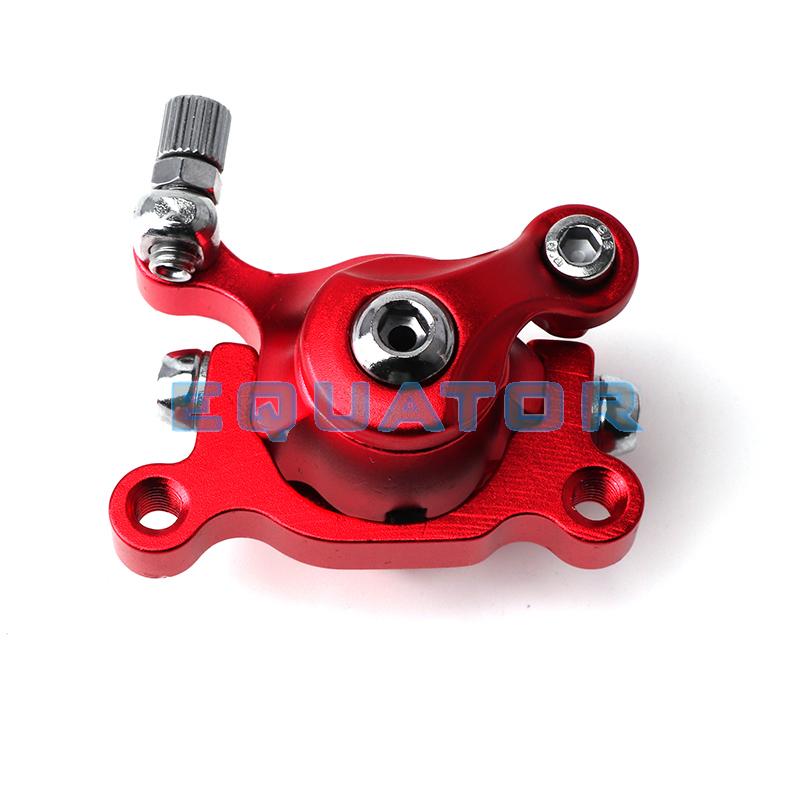 Left Right Disc Brake Caliper for Mercane PRO 10 inch Skateboard Bicycle Electric Scooter red B