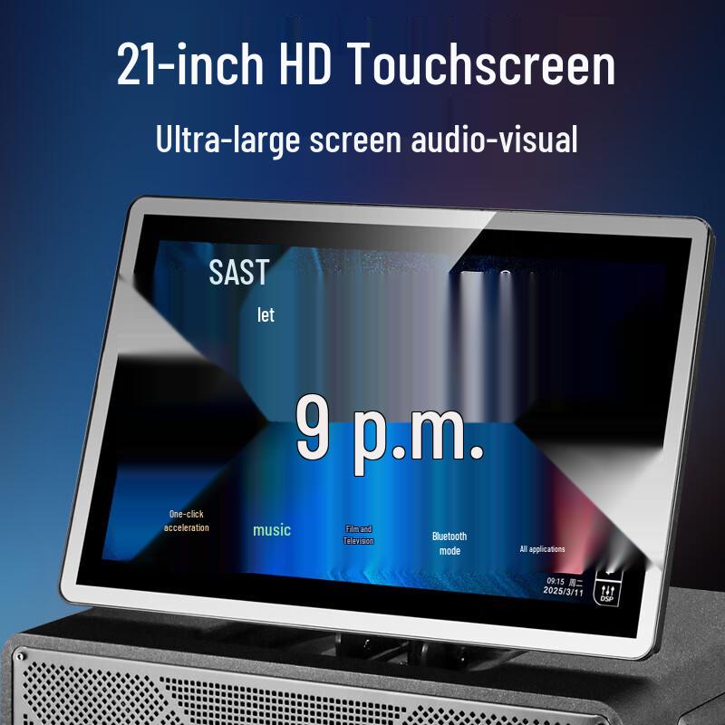 SAST SA-822 Home Karaoke System with Display CN Plug (adapter Included)
