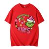 Christmas Cartoon Green Fur Monster 3D Printed Women's Short Sleeve Tees Top Kids Girl Casual Pullover