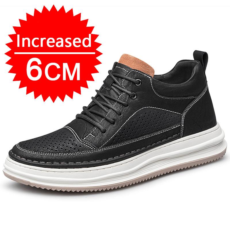 Scarpe con Rialzo COZOK Per Uomo alla Moda 4/6/8CM Aumento Altezza Interna Invisibile Outdoor Corsa Scarpe Sportive Casual Taglia 37-44