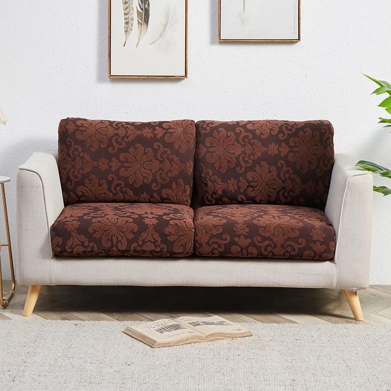 Чехол на сиденье из жаккарда для детской подушки с эластичной подушкой Flower Half-Pack для дивана многоцелевой флисовый съемный можно стирать Backrest 30-50CM 1899₽