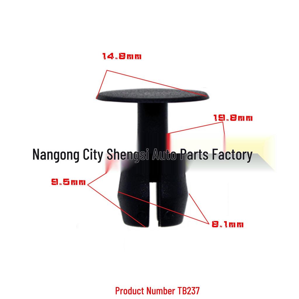 Car Bumper Trim Panel Fixing Clips & Decorative Buckles (8mm)