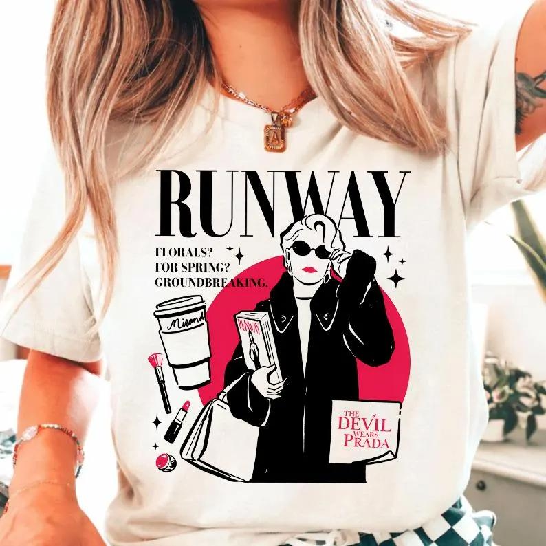 

2026 The Devil Wears Prada Tshirts Unisex WOMEN Summer Cotton Y2K Clothing Casual Fashion Oversize Short Sleeved Tee Streetwear 4XL