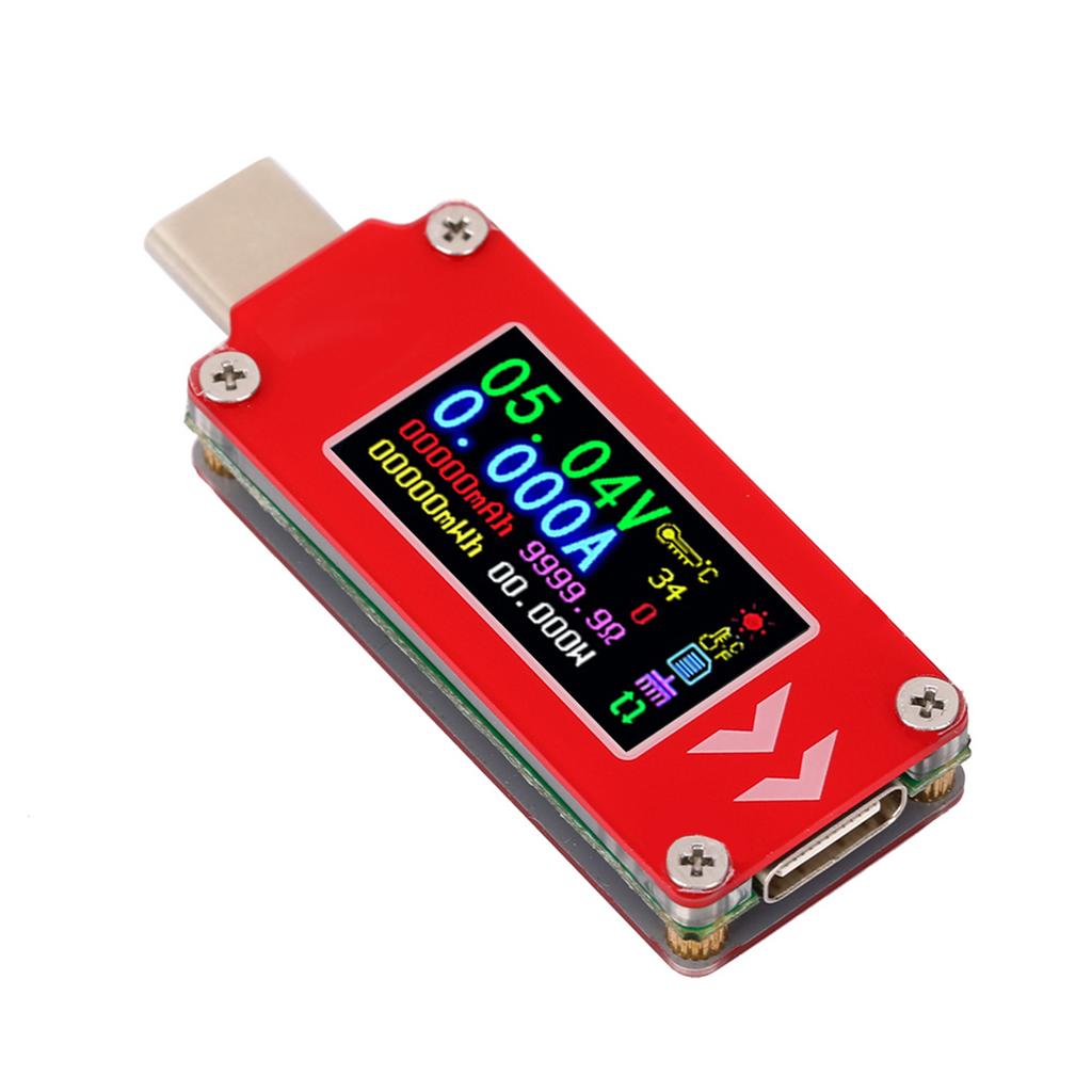 Current Tester, Voltage Capacity Color Display PD   Type C Detector Meter for Mobile Phone Laptop Power Bank