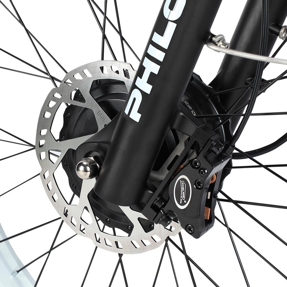 Elektrofahrrad Philodo H8 26" 3000W Motor All-Terrain E-Bike 48V 26AH 21 Gänge Fat Tire Erwachsenen E-Bike Maximale Zuladung 150Kg Weiß