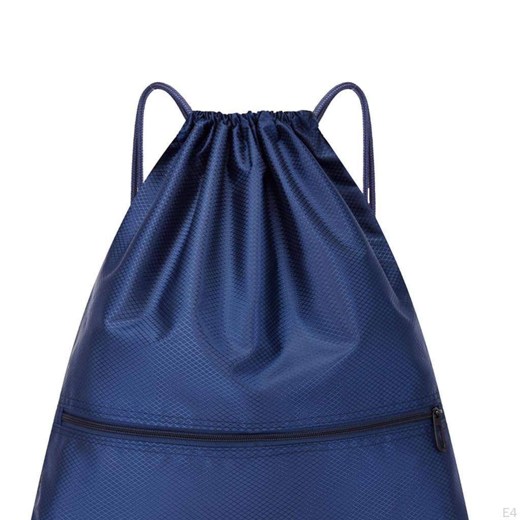 Drawstring Backpack Daypack Practical Women Men Portable Knapsacks Rucksack for Gym Climbing Trips