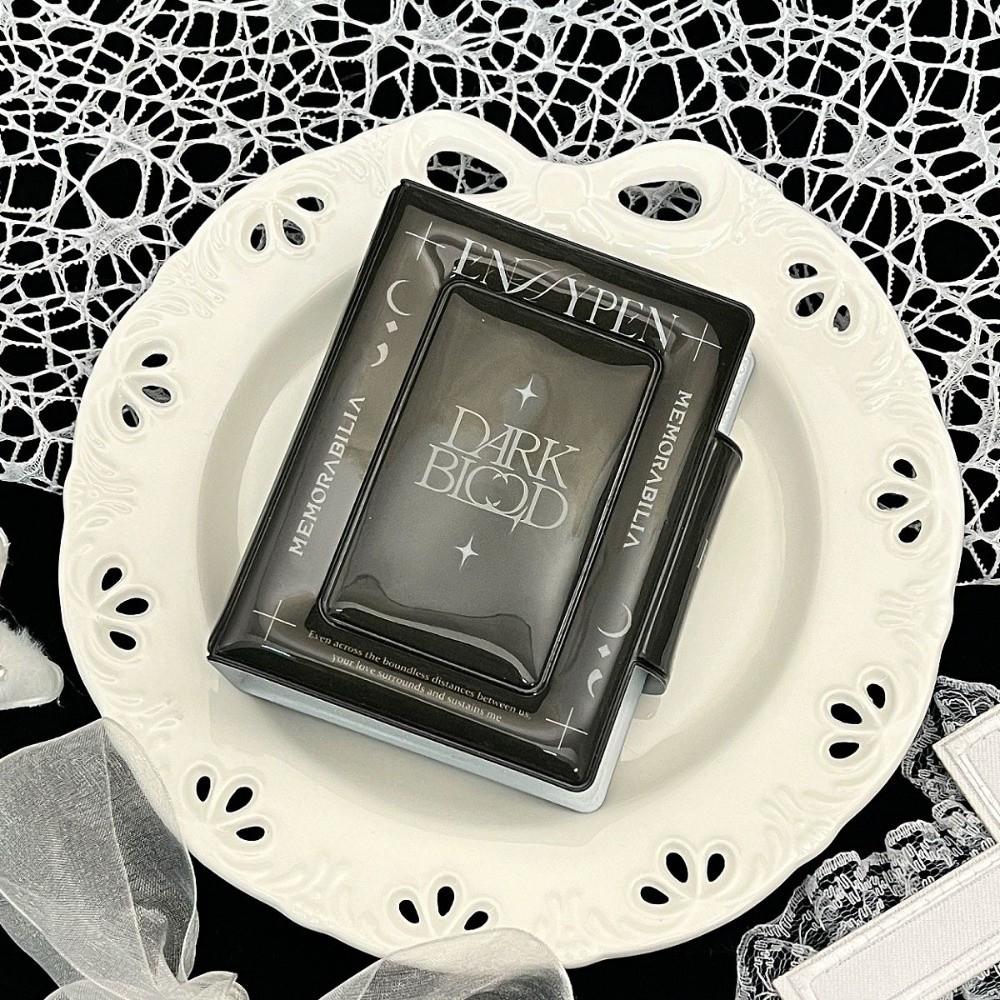 Blue Ice Rain Photocard Binder 3 Inch Mini Postcard Book INS Card Album