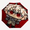 1pc Anime Character Outdoor Umbrella - Automatic Opening/Closing, Portable 3-Fold Design with 8-Rib Iron Frame - Perfect Gift for Fans, Travelers