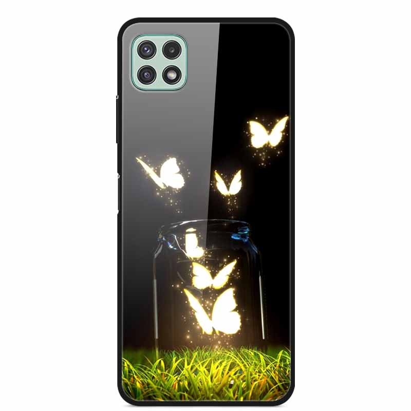 For Samsung Galaxy Wide5 Case Tempered Glass Hard PC Phone Back Cover for Galaxy Wide 5 Bumpers Cases Shell Coque 6.6'' SM-E426S