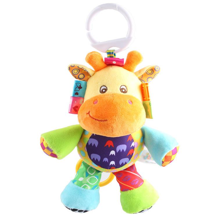 Tier Babyrassel Plüsch Kindergeschenk Spielzeug für Kinder