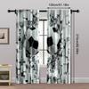 2pcs   Print Curtains 2D print Football Printed Versatile Durable Polyester (without rod) Art Deco Festive Perfect for Room