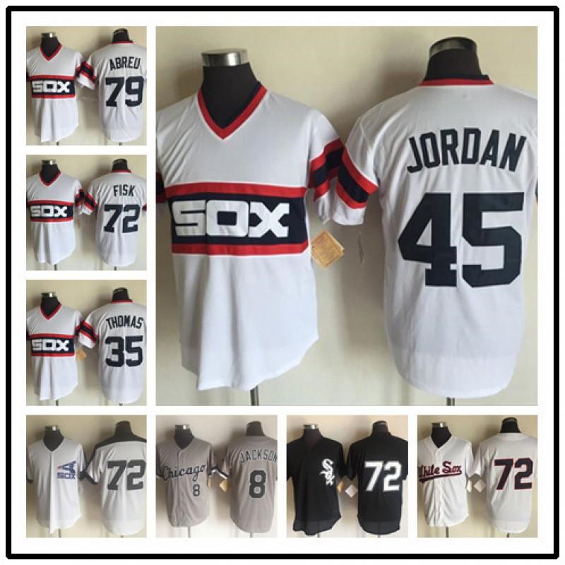 Vintage Chicago White Sox Baseball Jersey Unisex Embroidered Sportswear Fans Casual Wear Game Day Outfit