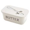 Butter Container Box with Cutter Lid Sealed Cheese Storage Box